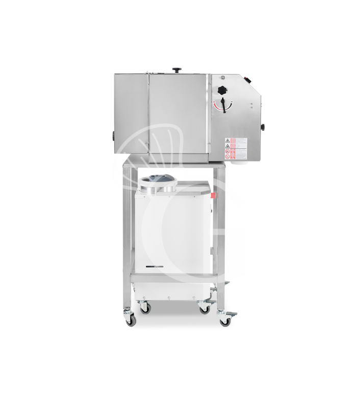 Combo boleadora maxi en acero inox y porcionadora combinadas con soporte en acero inox hasta 300 g