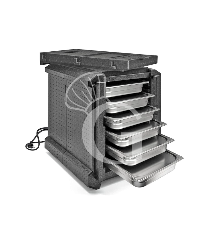 Contenedor isotérmico activo eléctrico GN 1/1 – 83 litros en polipropileno