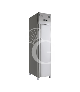 Armario congelador Slim ventilado 280 litros – -18°C / -22°C, Acero inoxidable, Clase energética E