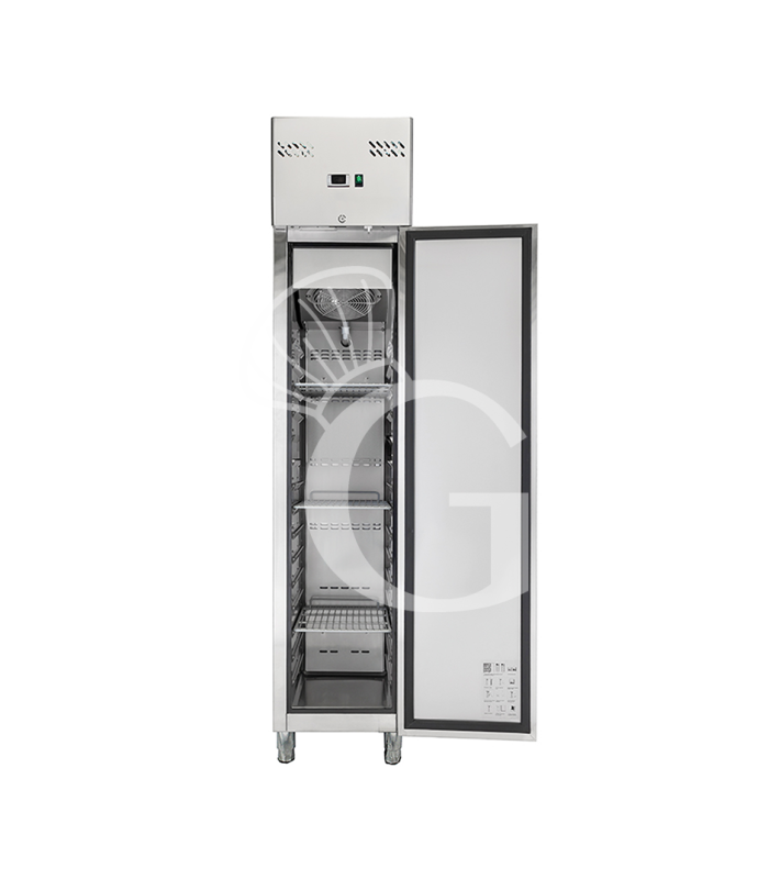 Armario refrigerado slim ventilado 280 litros – 0°C / +8°C, acero inoxidable, clase energética D