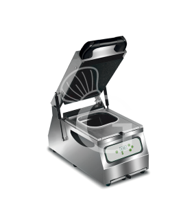 Selladora térmica semiautomática para bandejas – rodillo 200 mm – 0,6 kW