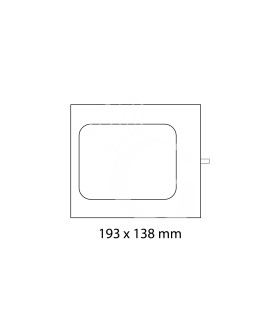 Molde 193×138 mm de 1 cavidad para selladora térmica modelo TS300