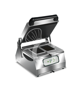 Termoselladora semiautomática para bandejas – rodillo 370 mm – 1,2 kW