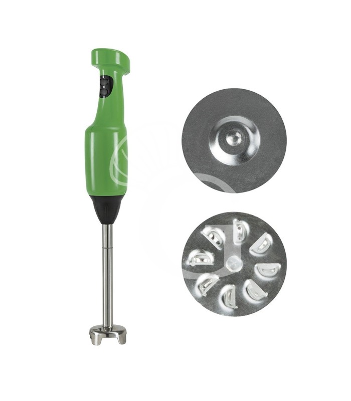 Mixer de inmersión con mezclador 2 velocidades 200 W - 6000/13000 rpm