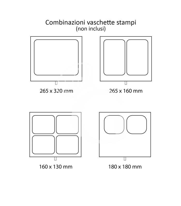 Termoselladora semiautomática para bandejas – rodillo 370 mm – 1,2 kW