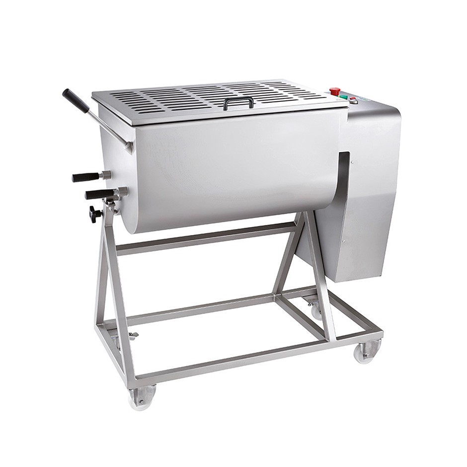 Amasadora mezcladora de carne bipala con capacidad máxima de 95 kg