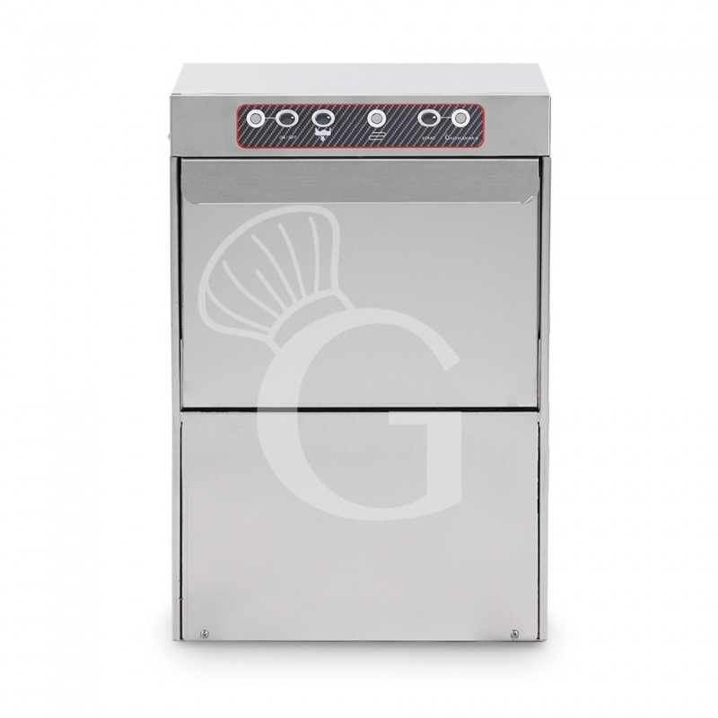 Lavavasos electromecánico con cesta de 350 x 350 mm, altura de 205 mm