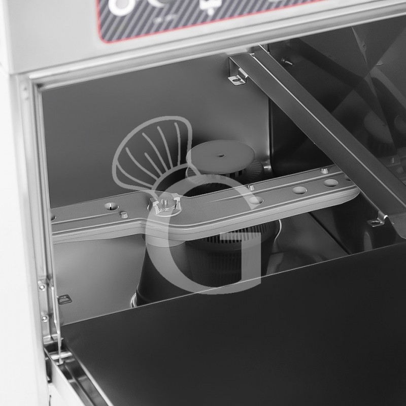 Lavavasos electromecánico con cesta de 350 x 350 mm, altura de 205 mm