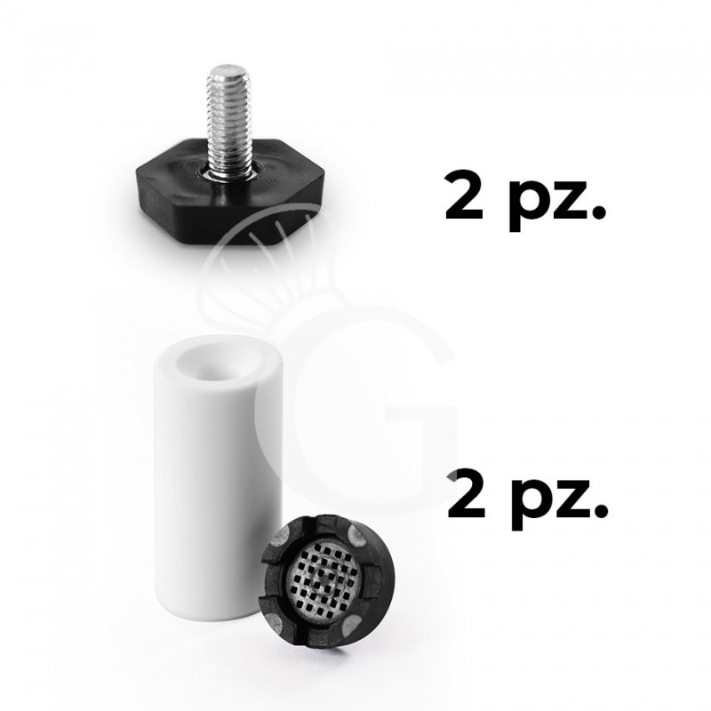 Lavavajillas profesional 40×40 electrónico, de doble pared, con dosificador de abrillantador y detergente