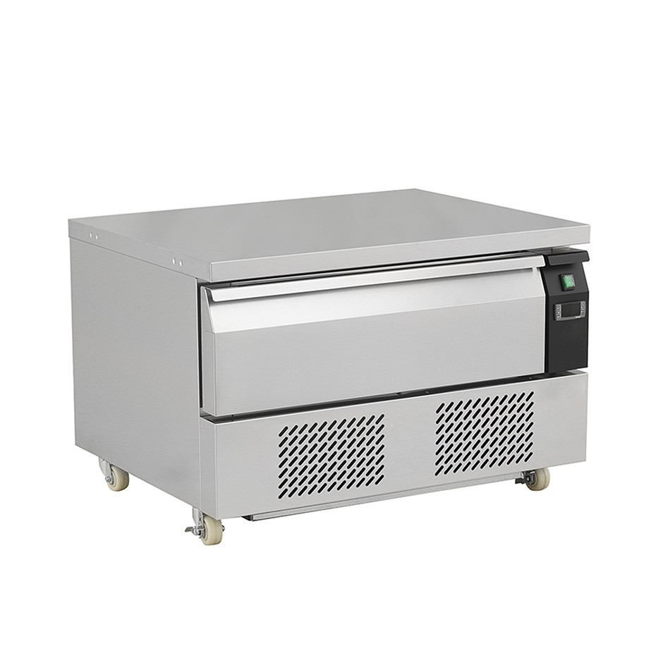 Cajonera refrigerada con ruedas, 2xGN1/1 y conversión de temperatura de negativa a positiva