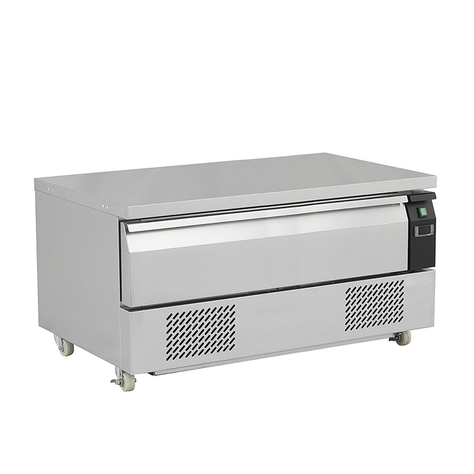 Cajonera refrigerada con ruedas, 3xGN1/1, conversión de temperatura de negativa a positiva