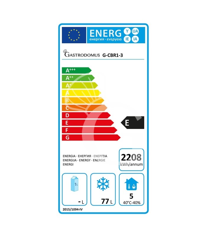 Cajonera refrigerada con ruedas, 3xGN1/1, conversión de temperatura de negativa a positiva