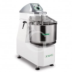 Amasadora de alta hidratación con cabeza elevable y cuba fija – 32 L – Monofásica – Velocidad variable