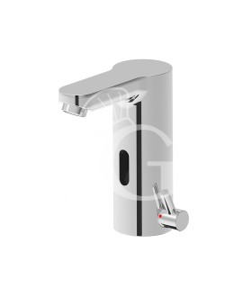 Grifo mezclador con fotocélula para lavamanos con caño fijo L 105 mm