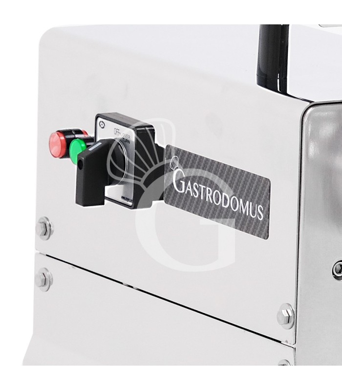 Picadora de carne monofásica con unidad de picado de acero de 220 kg/h - L 260 mm x P 520 mm x H 445 mm