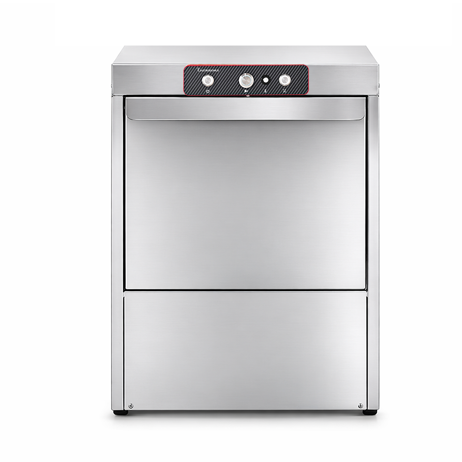 Lavavajillas profesional 50x50 H350 electromecánico de doble pared, con dosificadores y bomba de desagüe