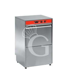 copy of Lavabicchieri Elettromeccanica Monofase cesto 350x350mm x H 250mm dosatore brillantante e detergente installati