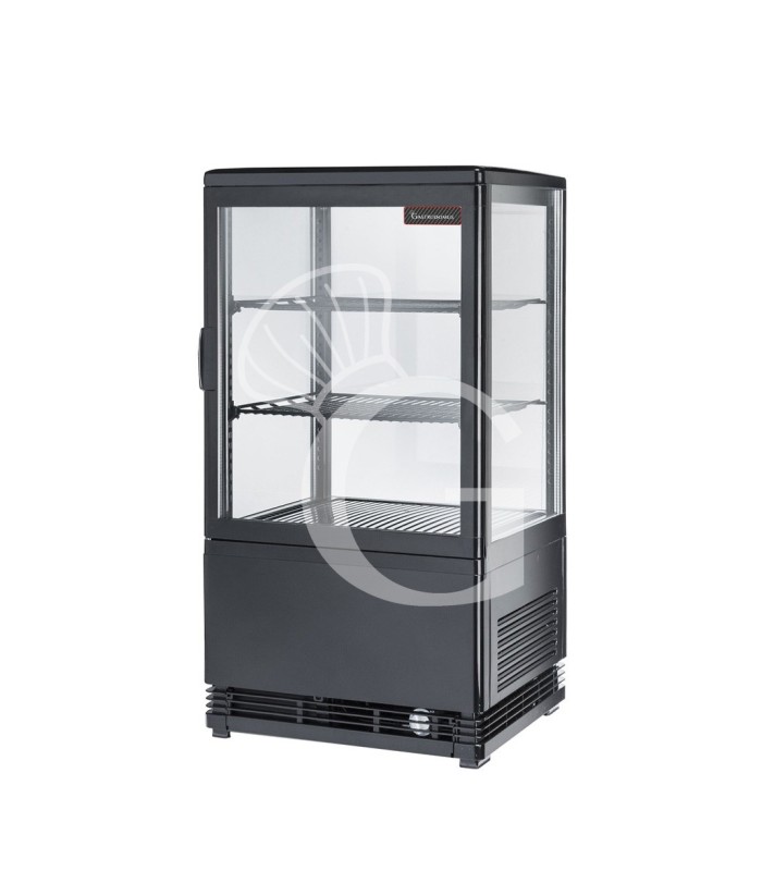 Armario Expositor refrigerado ventilado para bebidas Color negro 58 LT 0°C/+12°C Clase de eficiencia energética C