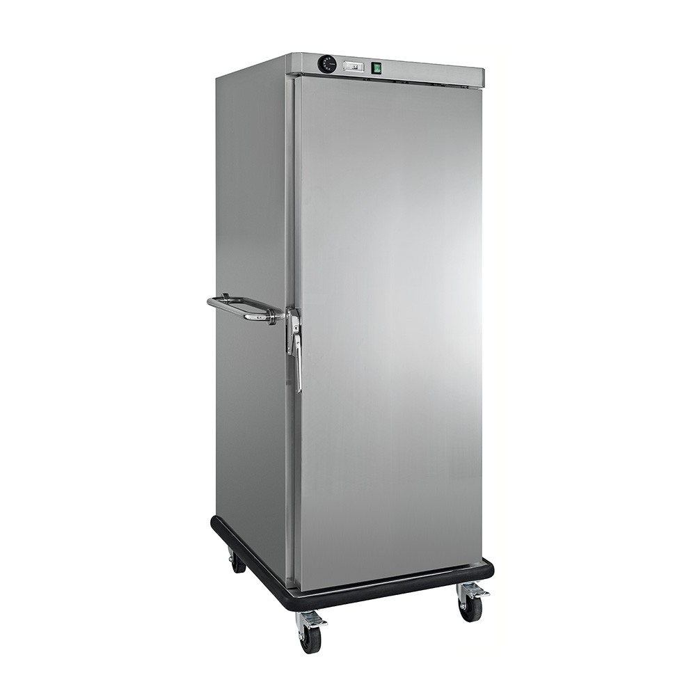 Carro portabandejas armariado y calentado para 20 bandejas GN2/1