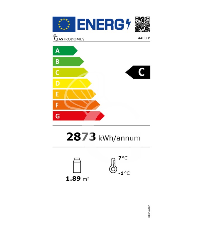 Vitrina refrigerada expositora estática para pastelería, 450 LT +2°C/+10°C, 4 lados de vidrio
