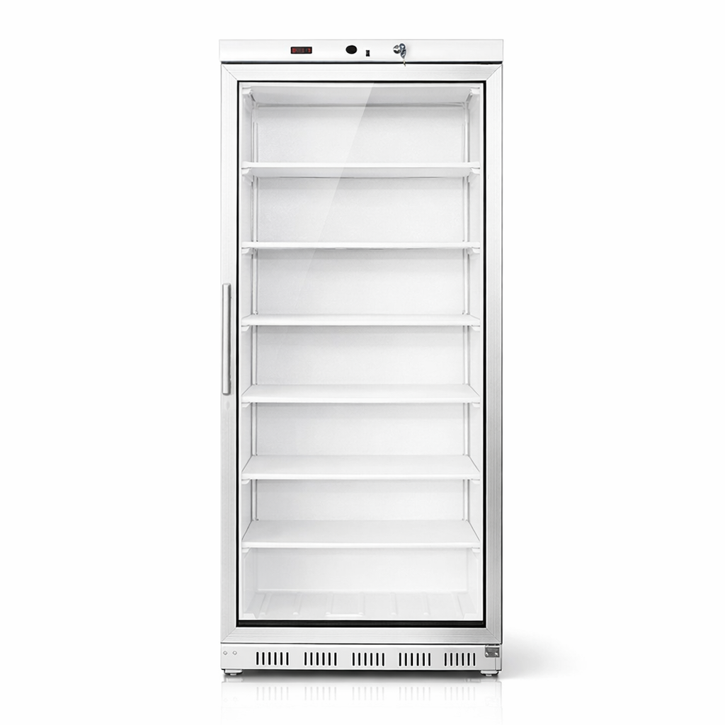 Armario refrigerado estático con puerta de vidrio -18°C/-22°C 555 LT