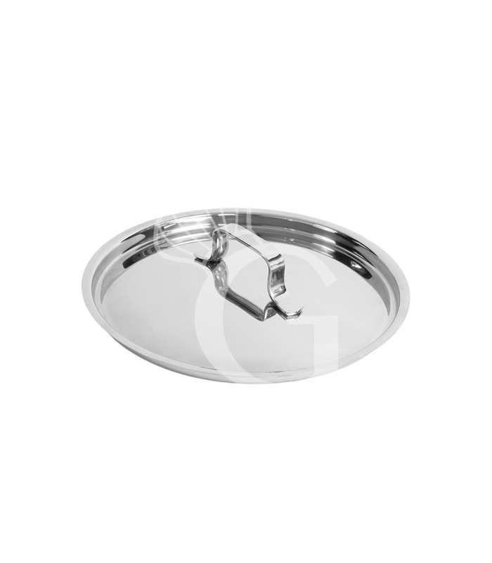Cacerola profesional alta con tapa, acero inox, Ø 240 mm × 140 mm, capacidad 8,5 L
