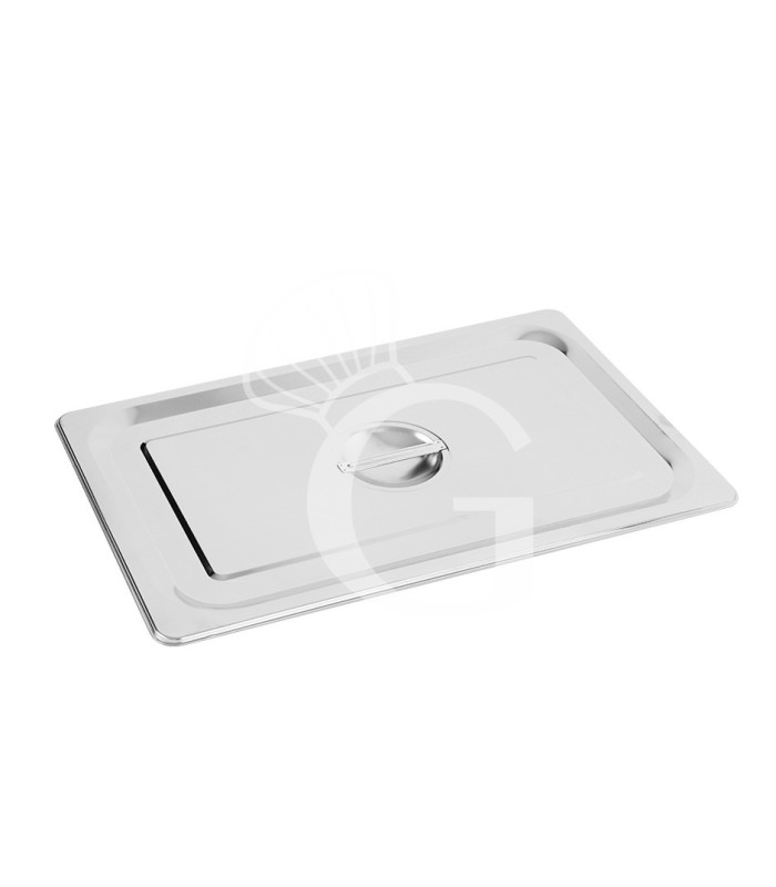 Tapa de acero inoxidable GN 1/1 - L 530 mm x P 325 mm