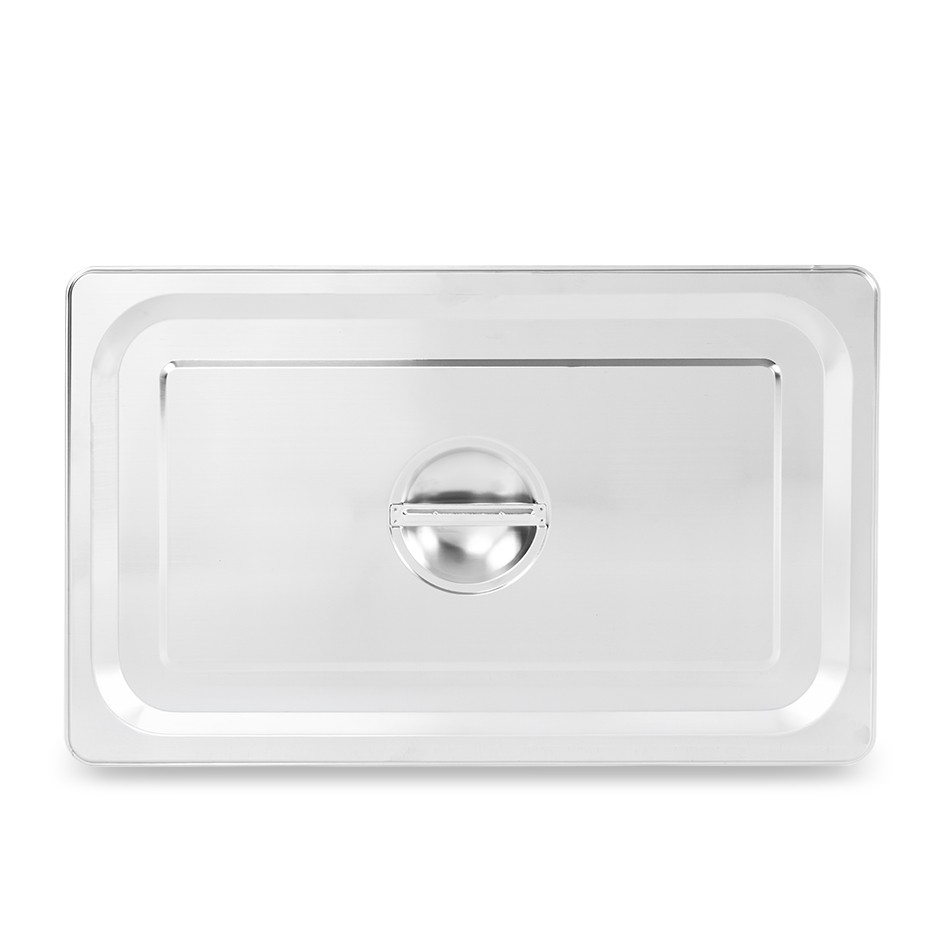 Tapa de acero inoxidable GN 1/1 - L 530 mm x P 325 mm