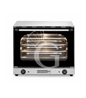 Horno eléctrico de convección, puerta abatible, controles mecánicos, 4 rejillas GN 1/1, potencia 2,67 kw