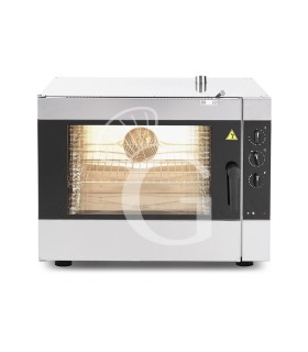 Horno eléctrico de convección, controles electromecánicos con humidificador, para 5 bandejas GN1/1 o 600x400 mm