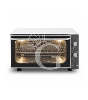 Horno eléctrico de convección para pastelería con humidificador, controles mecánicos, monofásico para 3 bandejas 600x400 mm