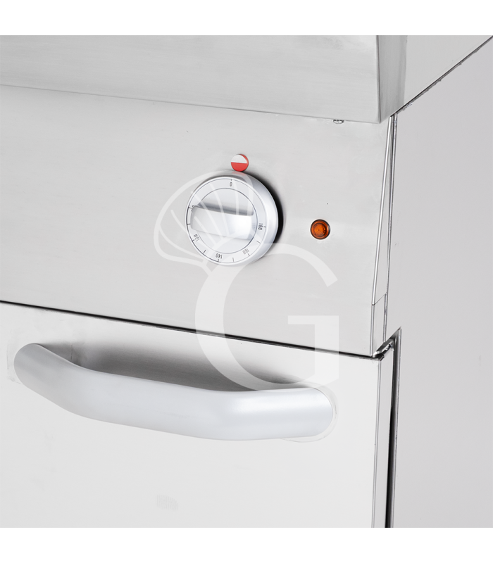 Freidora eléctrica industrial con mueble cerrado 2 cubas 10 LT + 10 LT 15 Kw Trifásica