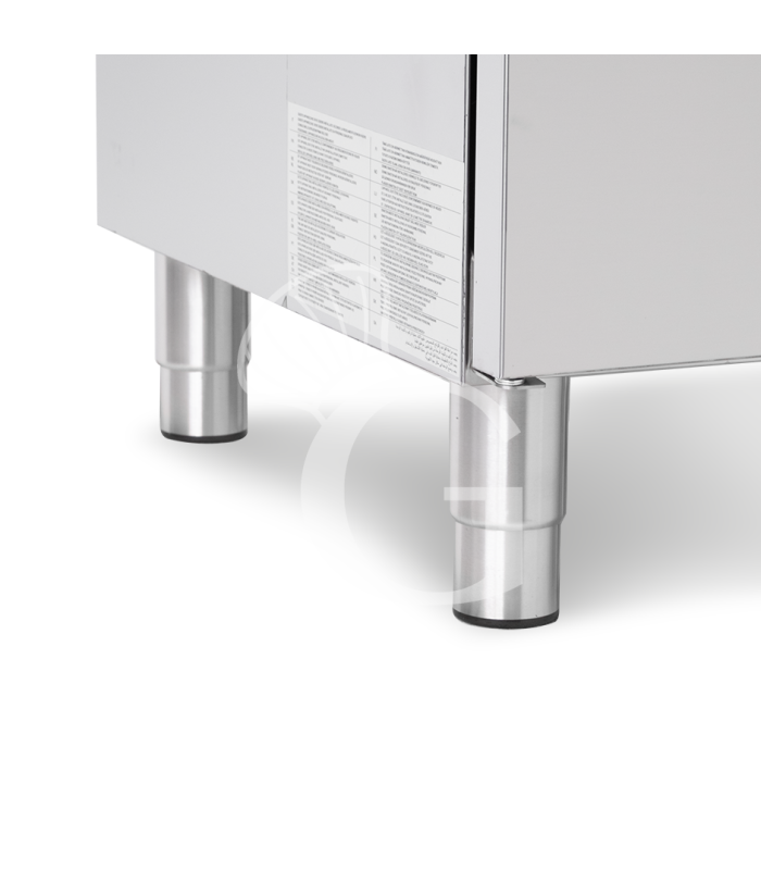 Freidora eléctrica industrial con mueble cerrado 2 cubas 10 LT + 10 LT 15 Kw Trifásica