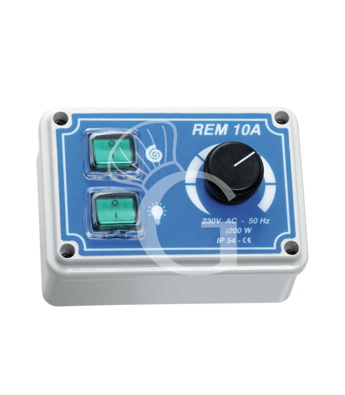 Regulador manual de velocidad para campana