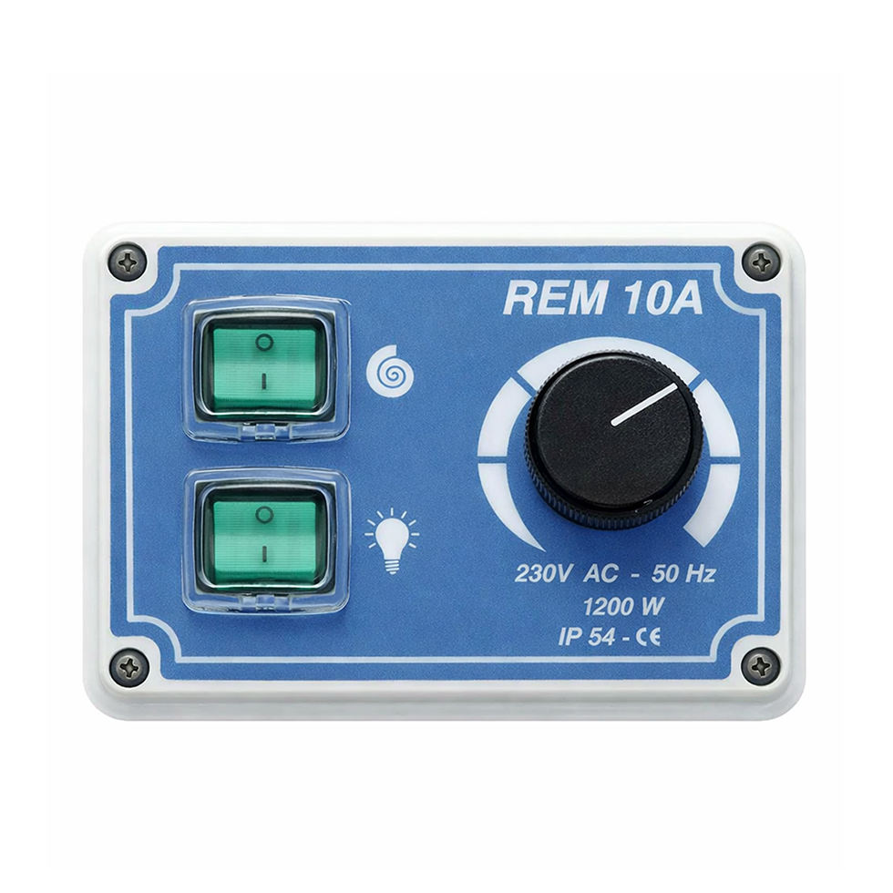 Regulador manual de velocidad para campana