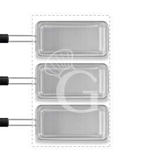 Juego de cestas para cocción de pasta – 3× GN 1/3 – H 200 mm – inox compatible SCP1V90G,SCP2V90G,SCP2V90E,SCP1V90E