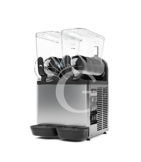Máquina para sorbete y granizados 2 cubas 12 L + 12 L 0,75 kW