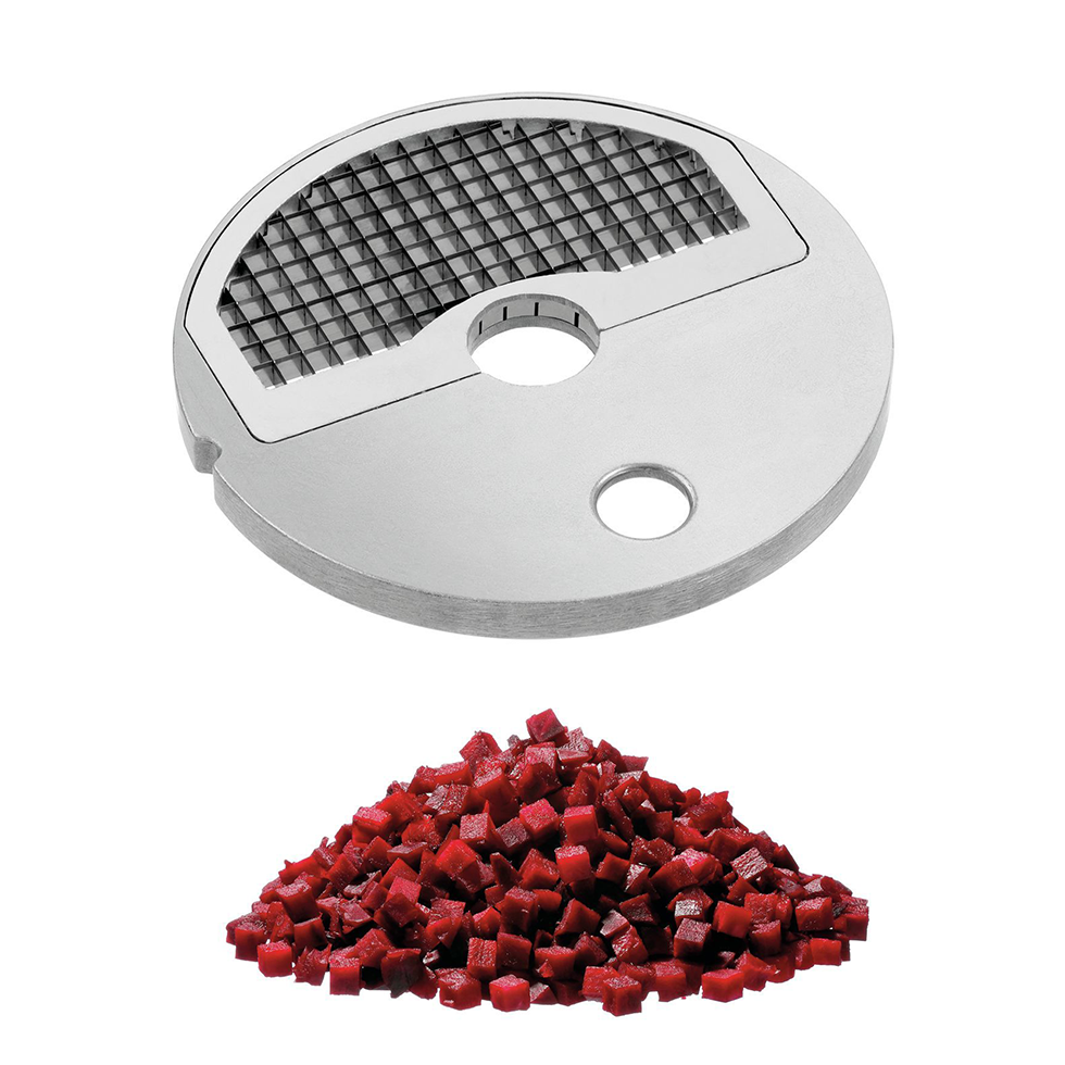 Disco para cortador de verduras en cubitos tamaño 8 mm