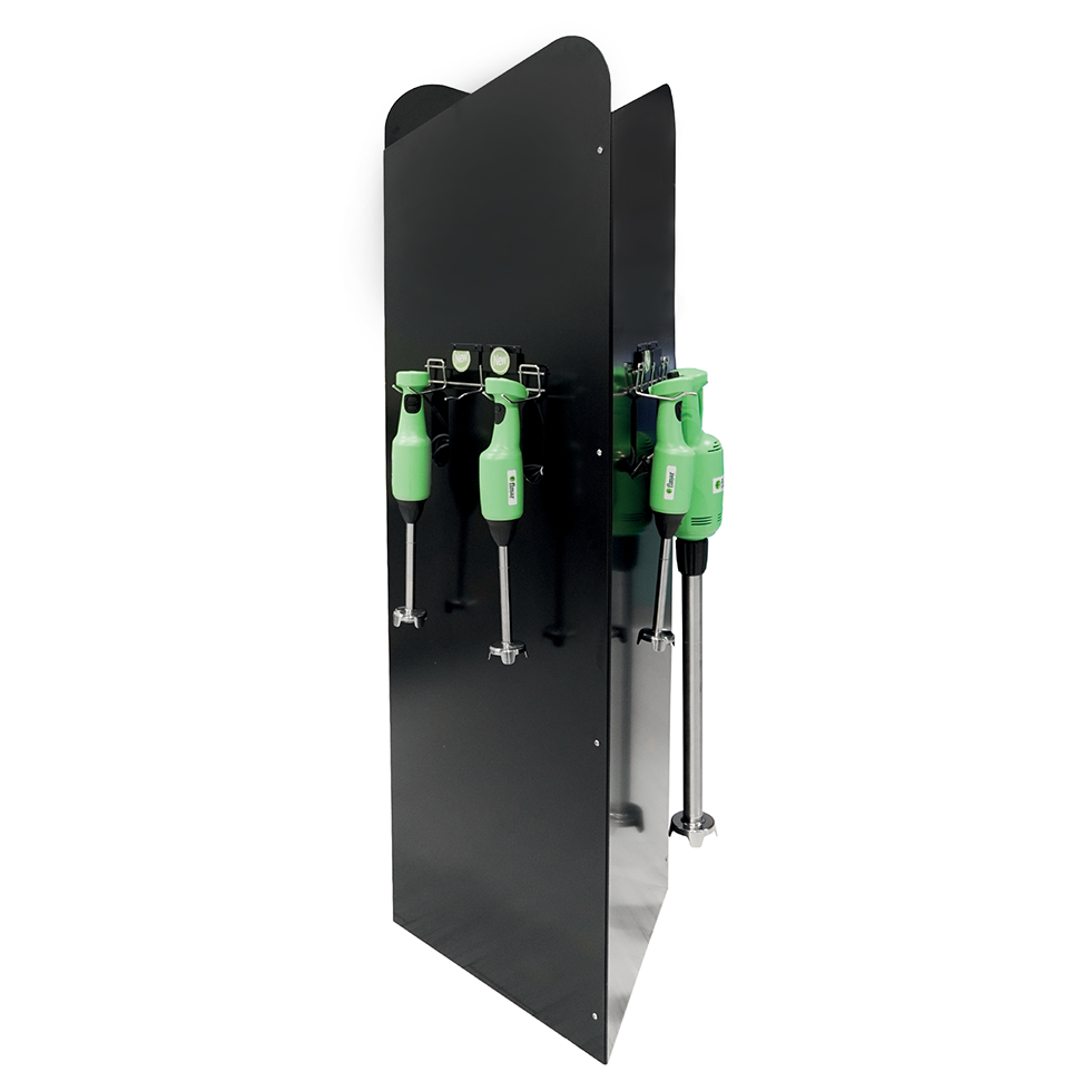 Expositor para 6 batidoras de inmersión H 1800 mm