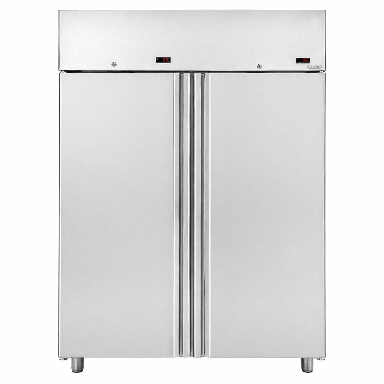 Armario refrigerado ventilado TN + TN 2 puertas 0°C/+10°C 1400 LT clase de eficiencia energética G