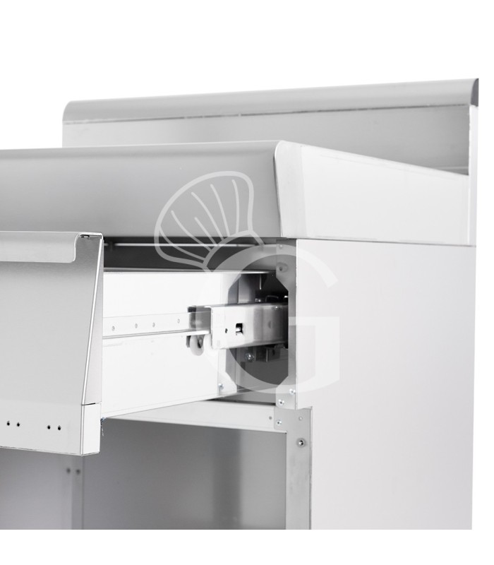 Elemento neutro sobre mueble abierto con cajón L 700 mm x P 700 mm