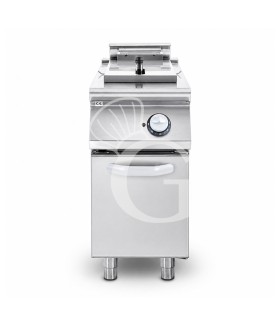 Freidora eléctrica industrial con mueble cerrado 1 cuba 15 LT 10,2 Kw Trifásica