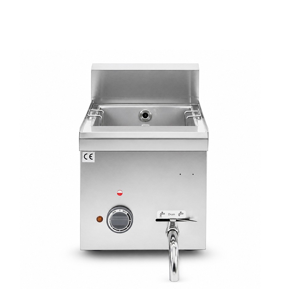 Cocedor de pasta eléctrico profesional de sobremesa 1 cuba - 14 LT - L 300 mm x P 600 mm x A 410 mm
