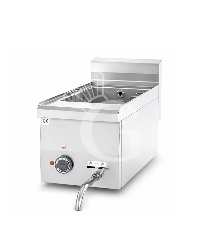Cocedor de pasta eléctrico profesional de sobremesa 1 cuba - 14 LT - L 300 mm x P 600 mm x A 410 mm