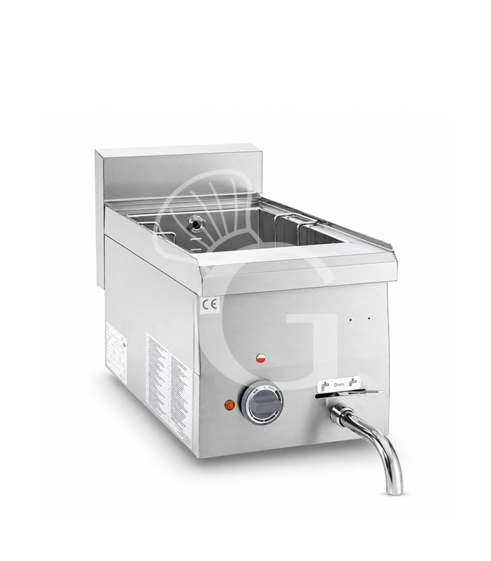 Cocedor de pasta eléctrico profesional de sobremesa 1 cuba - 14 LT - L 300 mm x P 600 mm x A 410 mm
