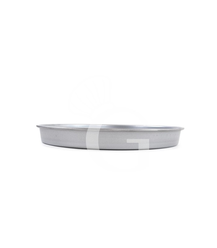 Molde redondo de chapa aluminizada diámetro 260 mm x A 30 mm