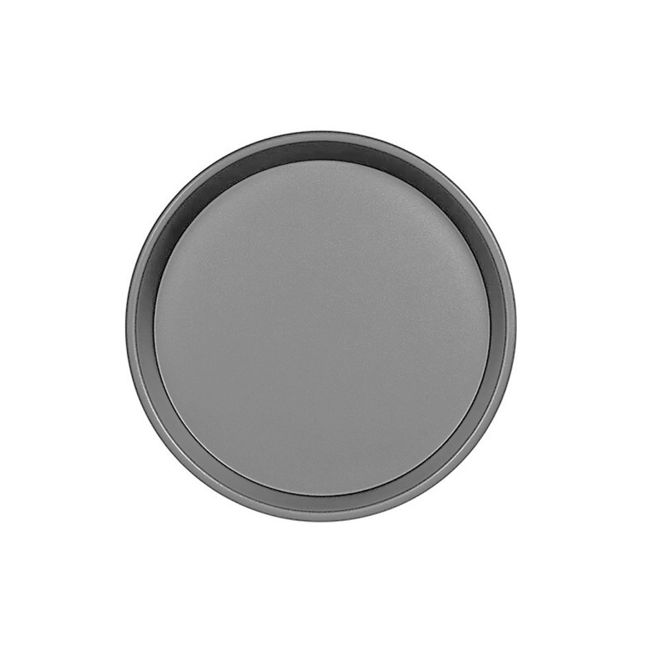 Molde redondo de chapa aluminizada para pizza, diámetro 400 mm X A 30 mm