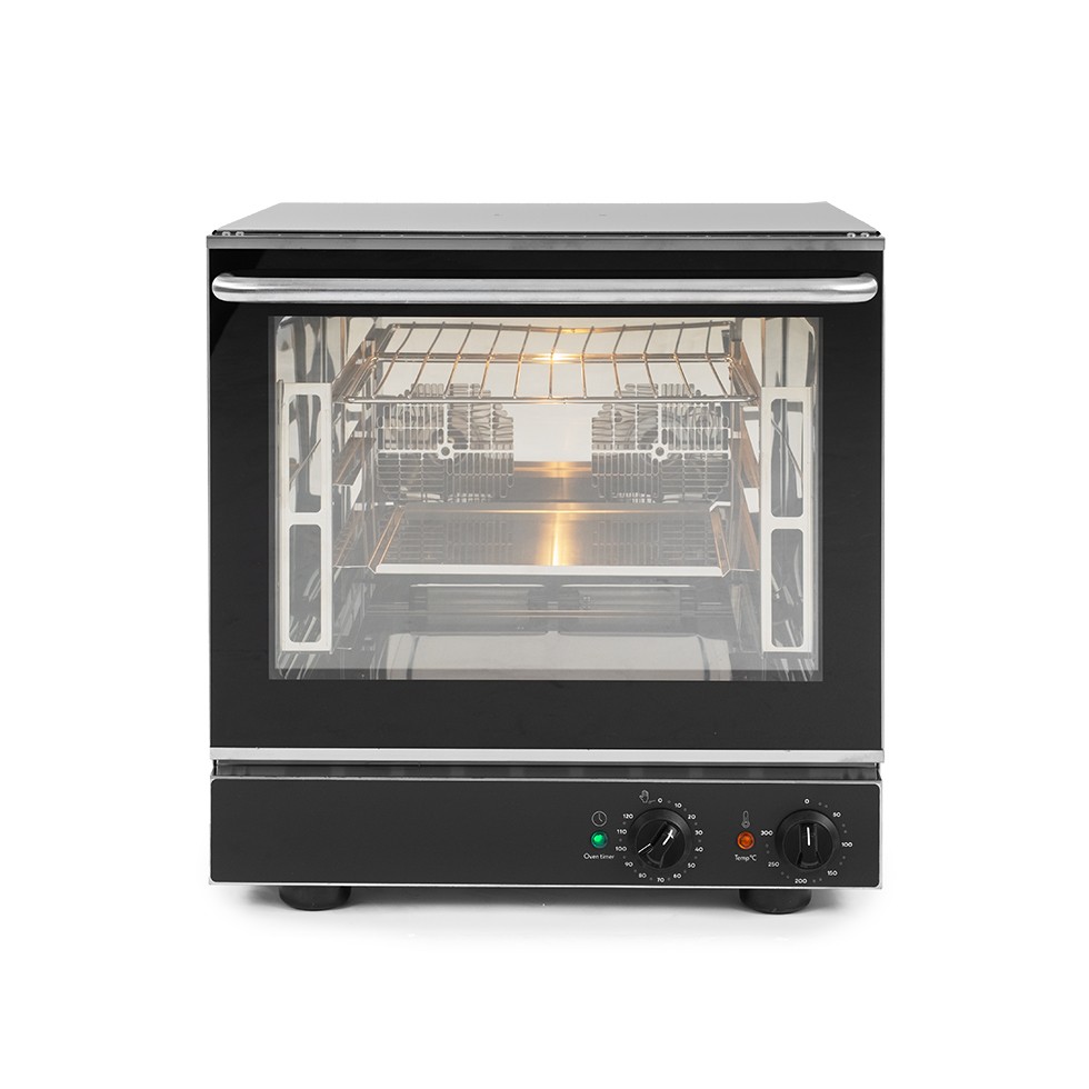 Horno eléctrico de convección para cruasanes, puerta abatible, controles mecánicos, 4 bandejas GN 2/3, potencia 2,8 kw