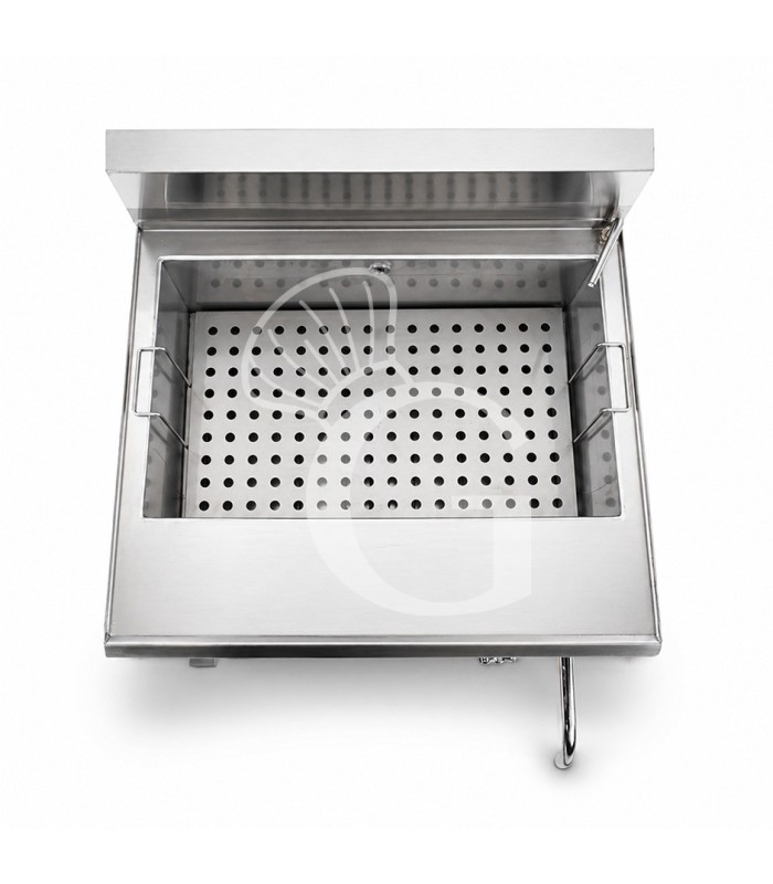 Cocedor de pasta eléctrico profesional de sobremesa 1 cuba - 40 LT - L 700 mm x P 650 mm x A 450 mm