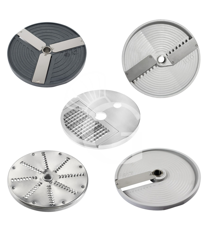 Cortador de verduras eléctrico monofásico con 5 discos - potencia 450 W - velocidad 310 rpm
